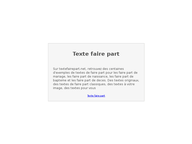 www.textefairepart.net