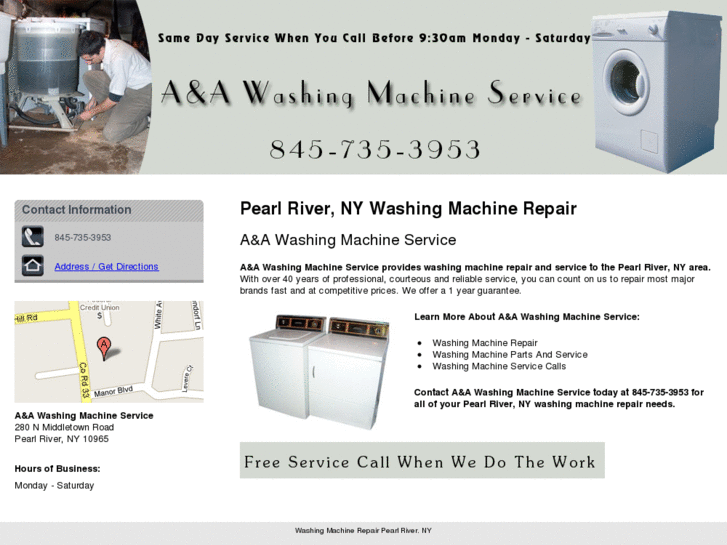 www.aandawashingmachineservice.com