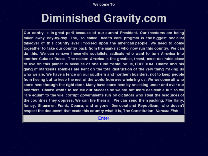 www.diminishedgravity.com