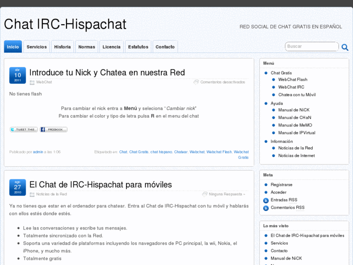 www.irc-hispachat.es