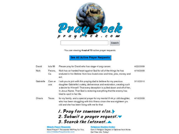 www.prayseek.com