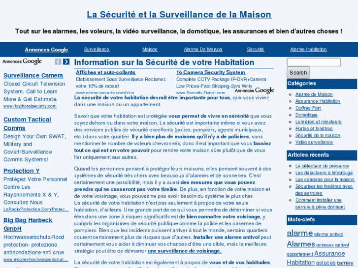 www.surveillancesecuritemaison.fr