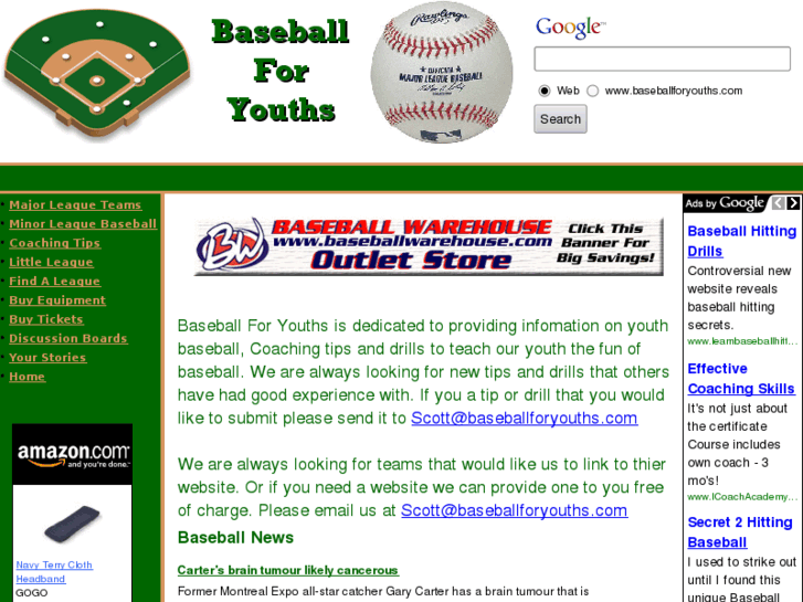 www.baseballforyouths.com
