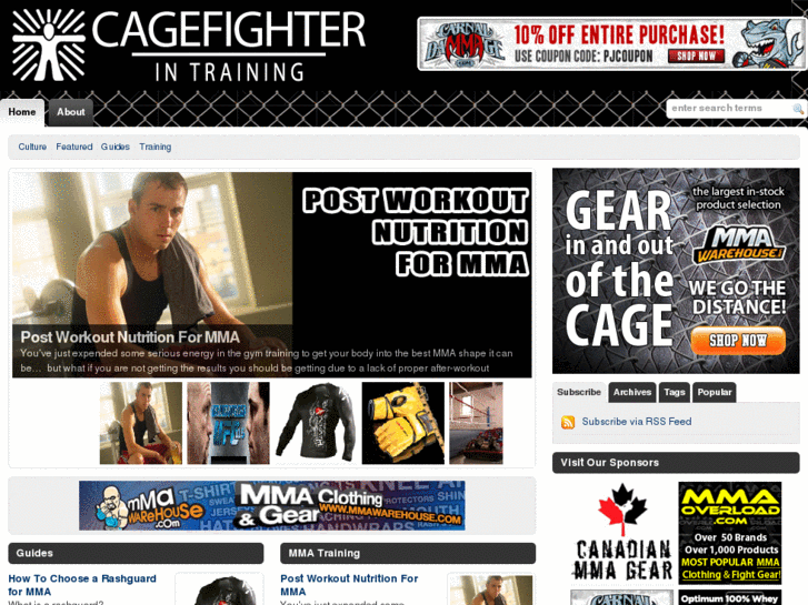 www.cagefighterintraining.com