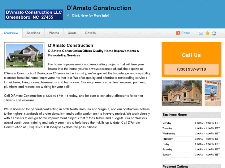 www.damatoconstructionnc.net