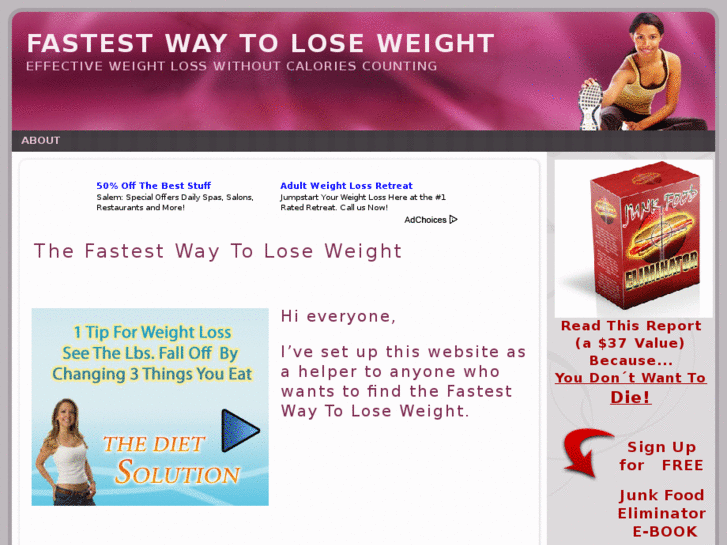 www.fastestwaytoloseweight24.com