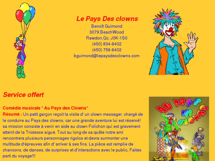 www.lepaysdesclowns.com