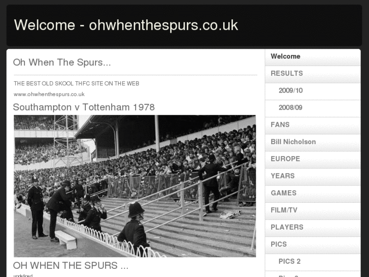 www.ohwhenthespurs.co.uk