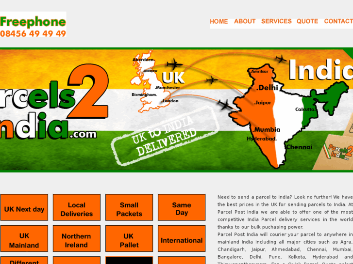 www.parcels2india.com