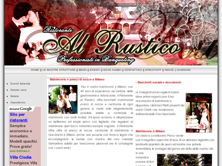 www.ristorantematrimoniomilano.com