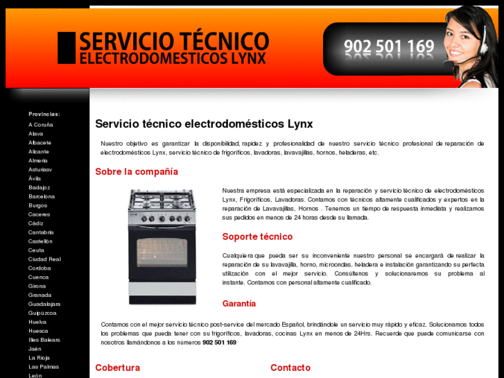 www.serviciotecnicolynx.es