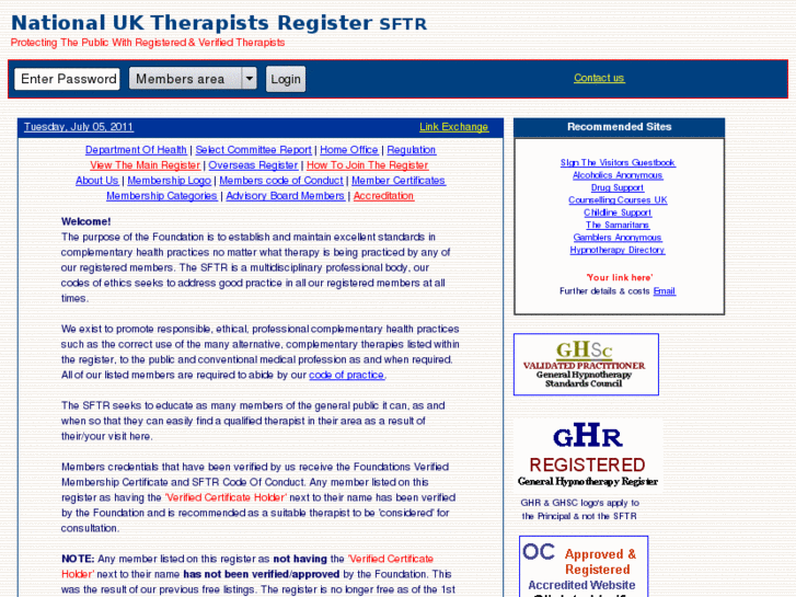 www.therapyregister.co.uk