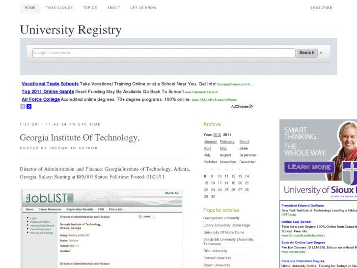 www.universityregistry.com