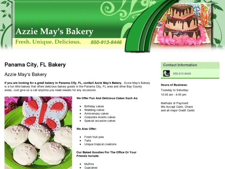 www.azziemaysbakery.com