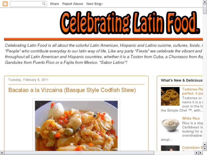 www.celebratinglatinfood.com