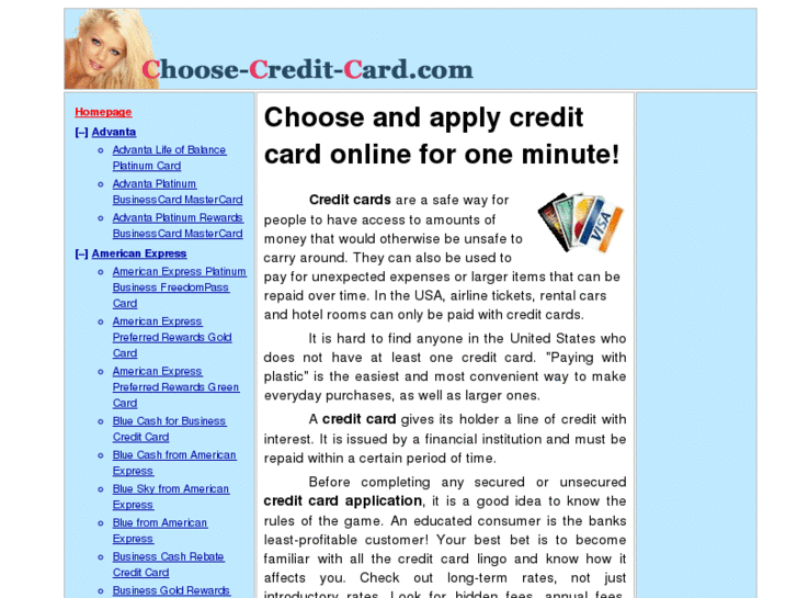 www.choose-credit-card.com