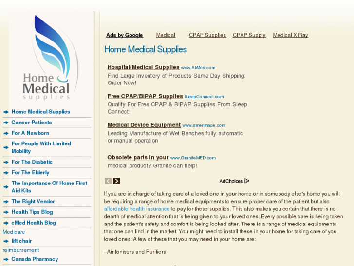 www.home-medical-supplies.info