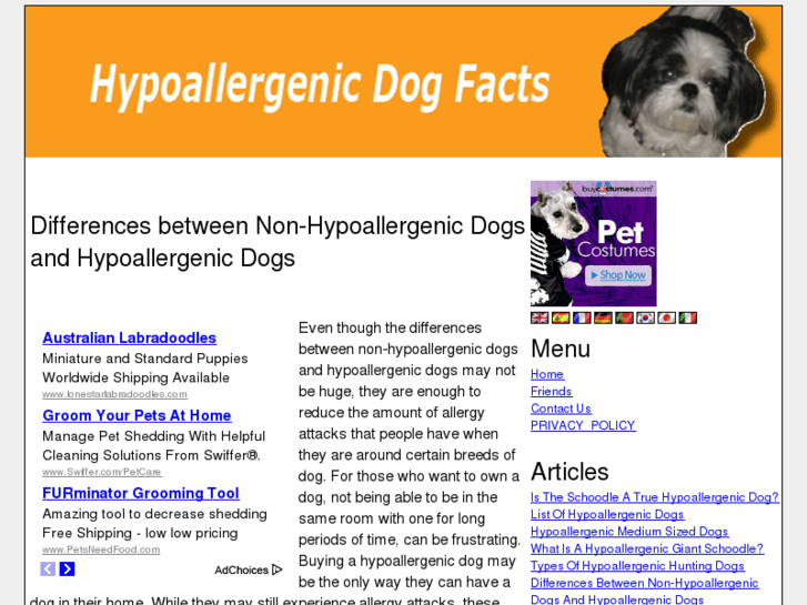 www.hypoallergenicdogfacts.com