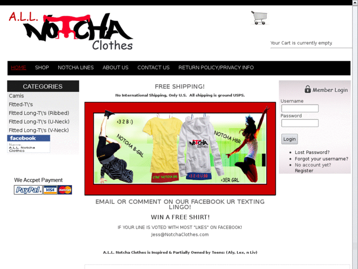 www.notchaclothes.com