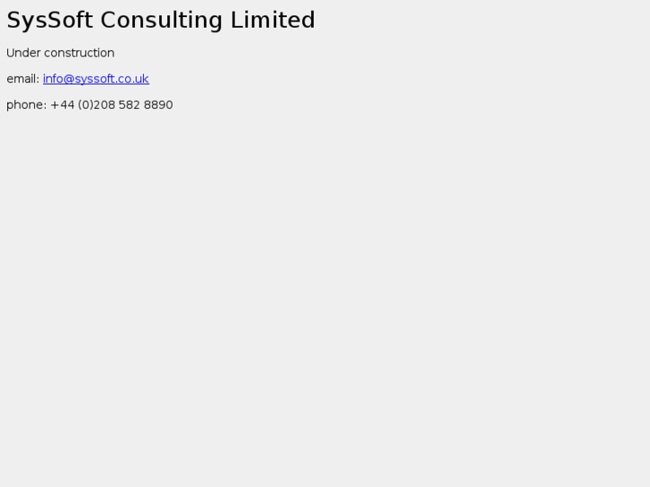 www.syssoft.co.uk