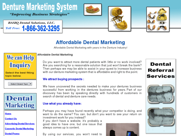 www.denturemarketingsystem.net