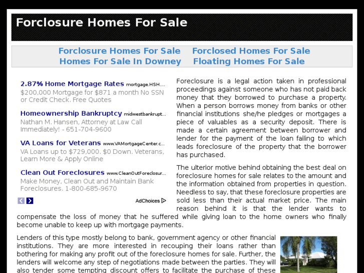 www.forclosurehomesforsale.info