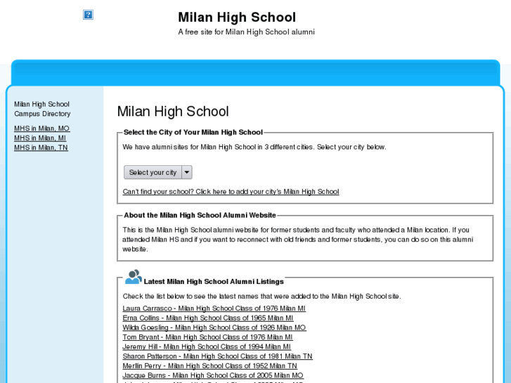 www.milanhighschool.net