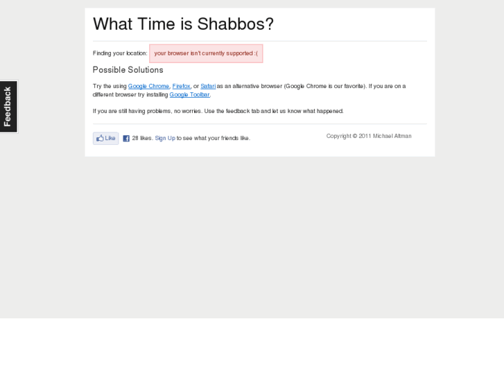 www.whattimeisshabbat.com