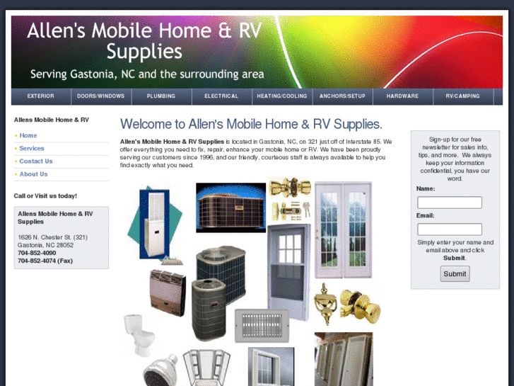 www.allensmobilehomeandrvsupplies.com