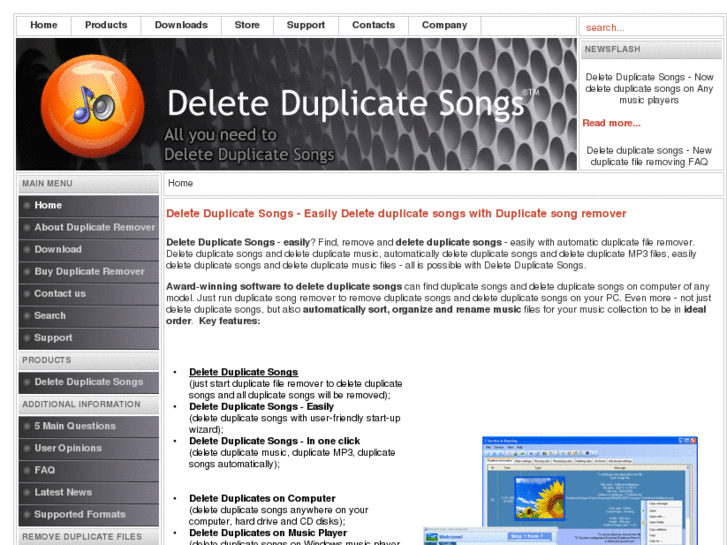 www.deleteduplicatesongs.com