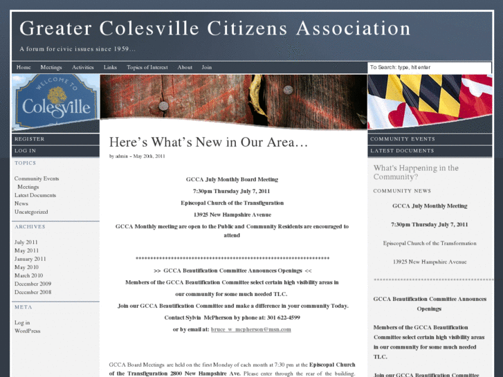 www.greatercolesville.com