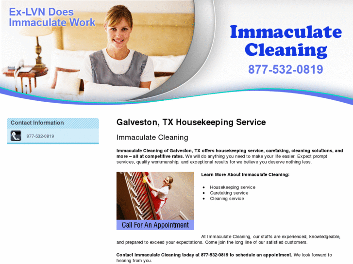 www.immaculatecleaningsvc.net