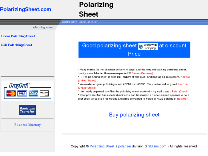 www.polarizingsheet.com