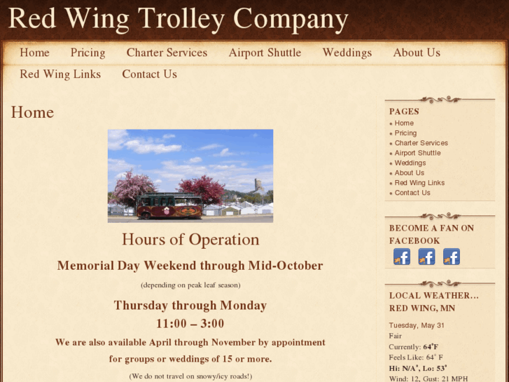 www.redwingtrolley.com