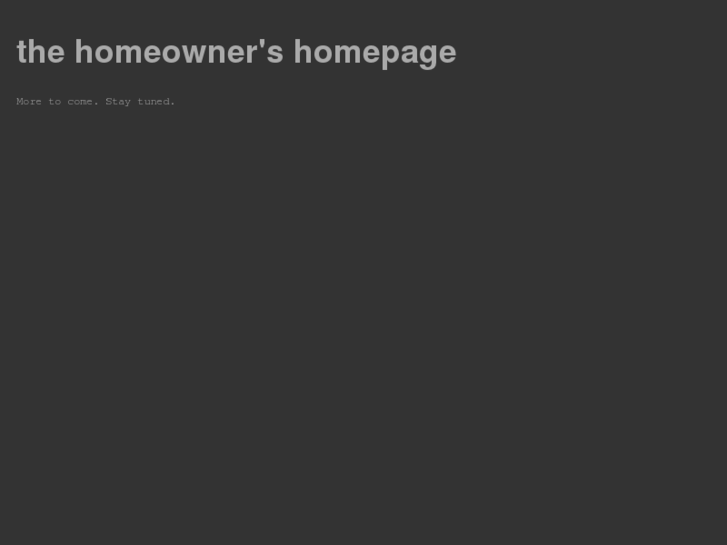 www.thehomeownershomepage.com