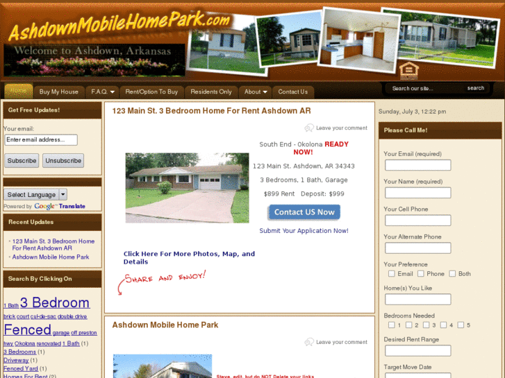 www.ashdownmobilehomepark.com