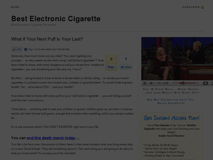 www.electroniccigaretteforme.com