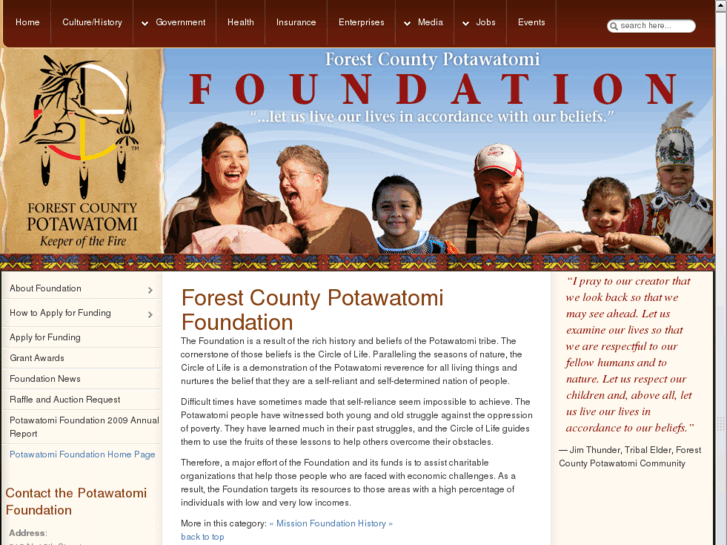 www.fcpotawatomifoundation.com