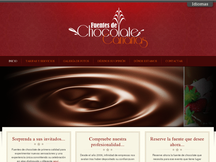 www.fuentesdechocolatecanarias.com