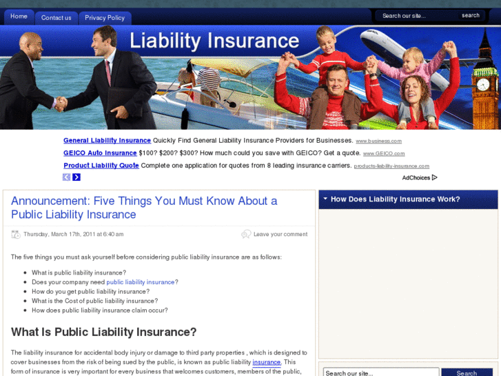 www.liabilityinsurancecompanies.net