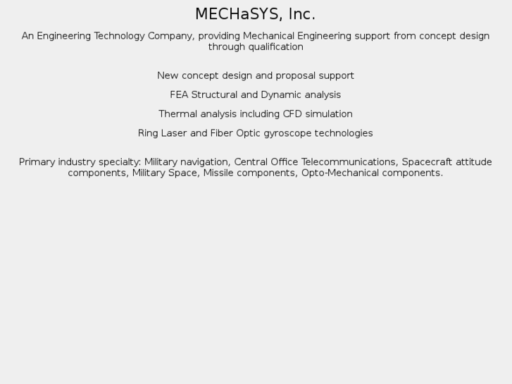 www.mechasys.com