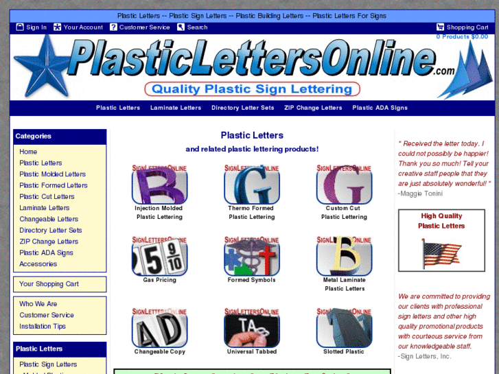 www.plasticlettersonline.com