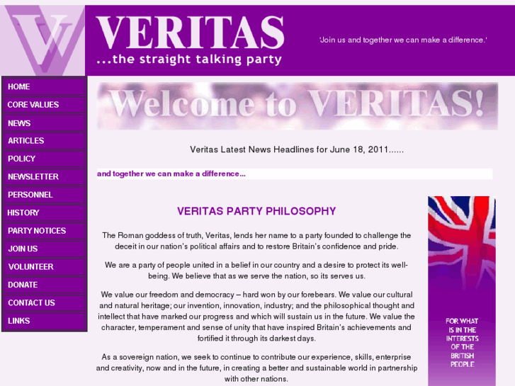 www.veritasparty.com