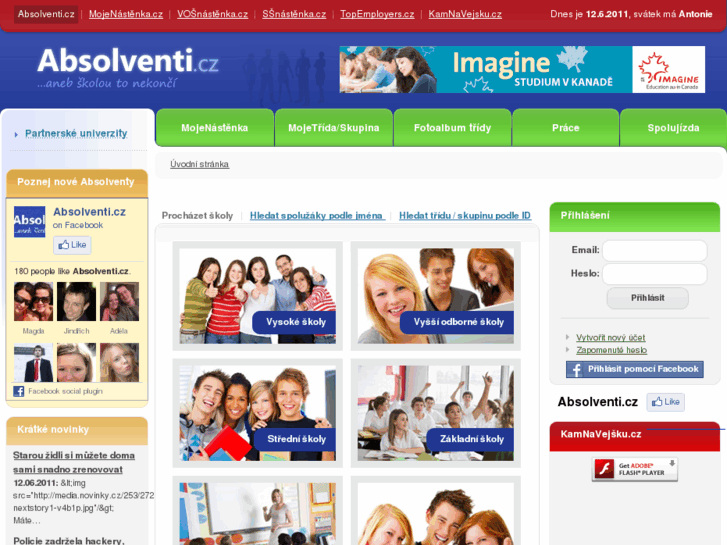 www.absolventi.cz