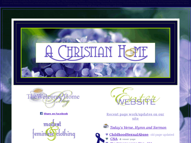 www.achristianhome.com