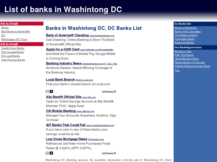 www.banksinwashintongdc.net