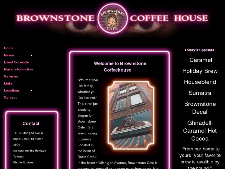 www.brownstonecoffeehouse.com