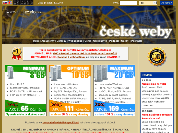 www.ceskeweby.cz