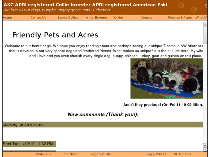 www.friendlypetsandacres.com