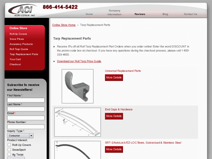 www.tarpreplacementparts.com